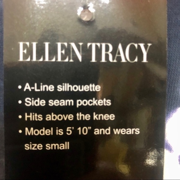 NWT Ellen Tracy tie dye dress with pockets. Medium - Picture 5 of 7